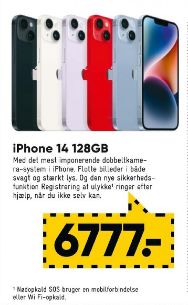 Bilka Iphone 14 mobiltelefon tilbud