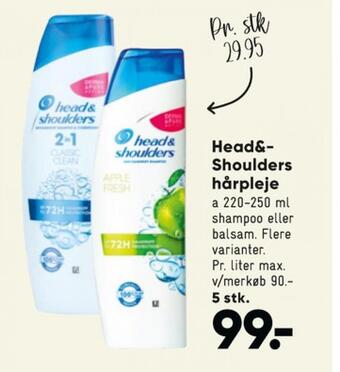 Bilka Head&shoulders shampoo tilbud