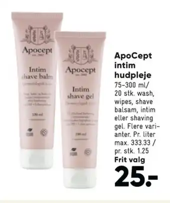 Bilka Apocept barberskum tilbud