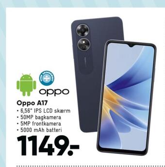 Bilka A17 mobiltelefon tilbud