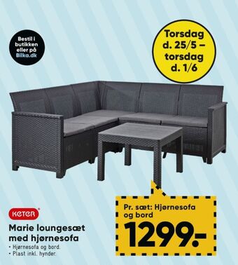 Bilka Keter loungesæt tilbud