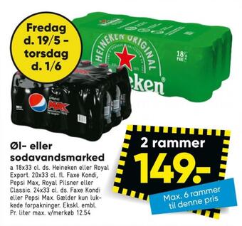 Bilka Heineken øl tilbud