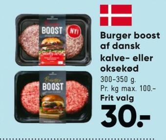 Bilka Burger boost hakkebøffer tilbud