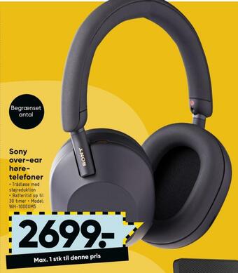Bilka Sony headset tilbud