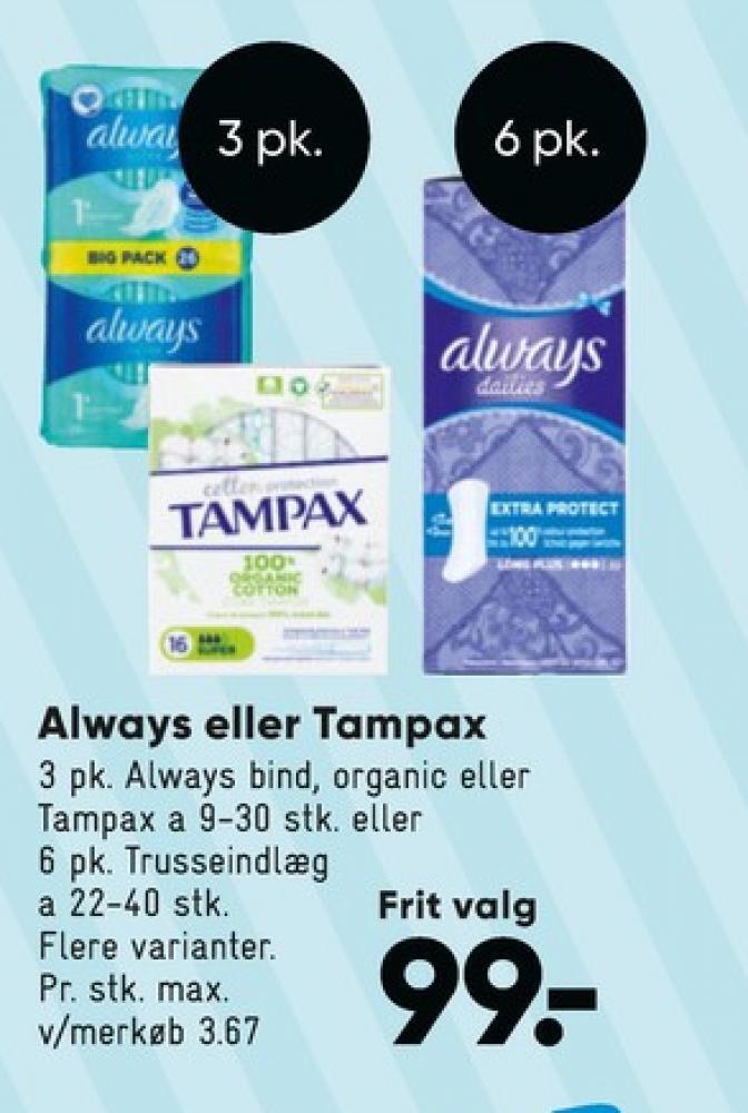 Bilka Always bind tilbud