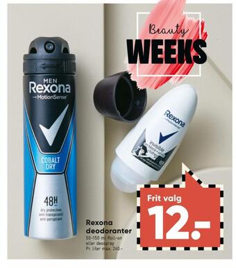 Bilka Rexona men deospray tilbud