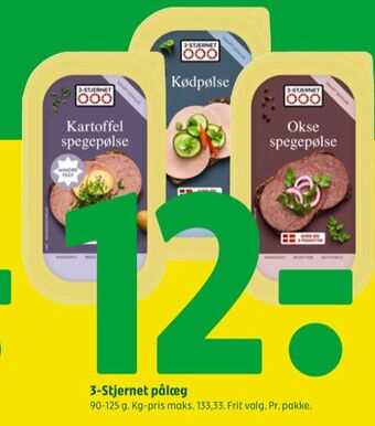 Gul bordpak oksespegepølse