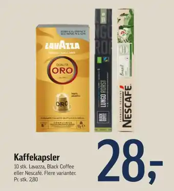 Føtex Qualita oro kaffekapsler tilbud