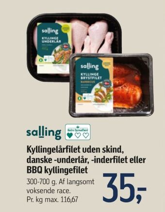 Føtex Salling kyllingebrystfilet tilbud