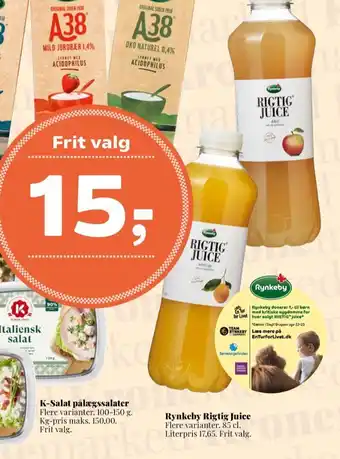 Dagli'Brugsen Rigtig appelsinjuice tilbud