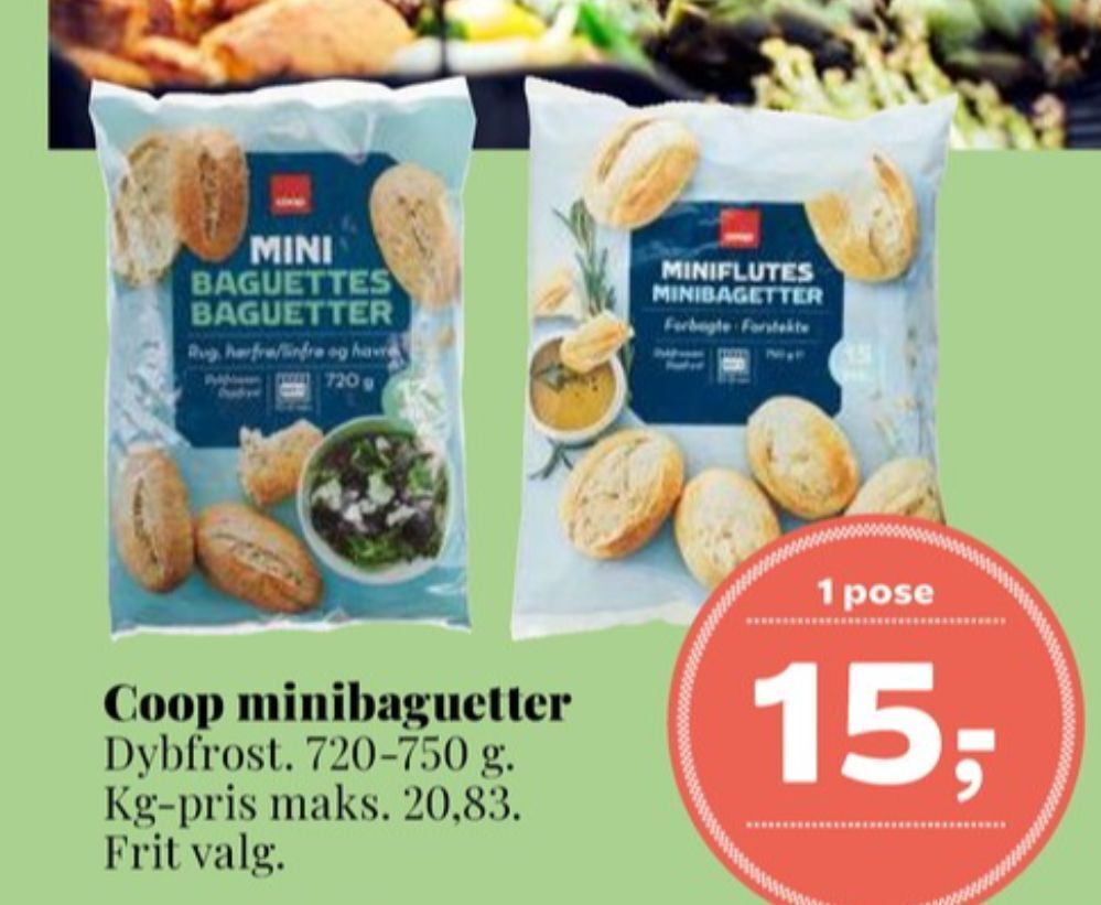 Dagli'Brugsen Coop baguettes tilbud
