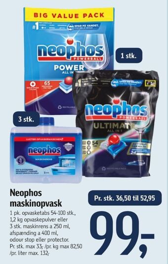 Føtex Neophos maskinrens tilbud