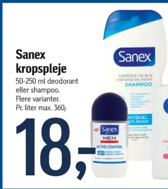 Føtex Sanex shampoo tilbud