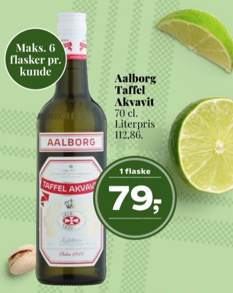 Dagli'Brugsen Taffel akvavit akvavit tilbud