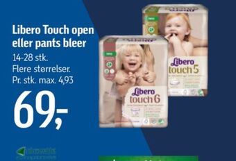 Føtex Touch bleer str 6 13-20 kg tilbud