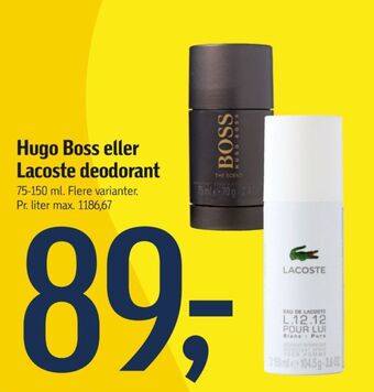 Føtex Hugo boss deostick tilbud