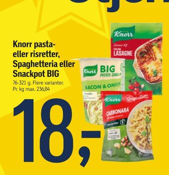 Snack pot instant retter