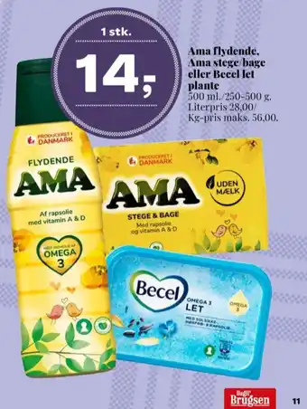 Dagli'Brugsen Ama margarine-flydende tilbud