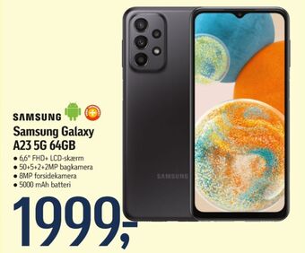 Føtex Galaxy a23 mobiltelefon tilbud