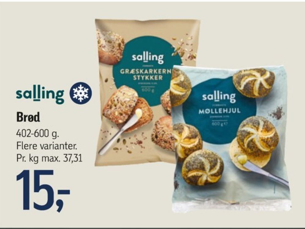 Føtex Salling rundstykker tilbud