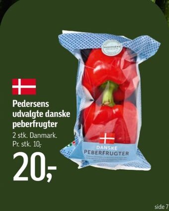 Føtex Pedersens udvalgte peberfrugt tilbud