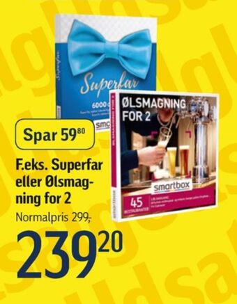 Føtex Smartbox gavekort tilbud