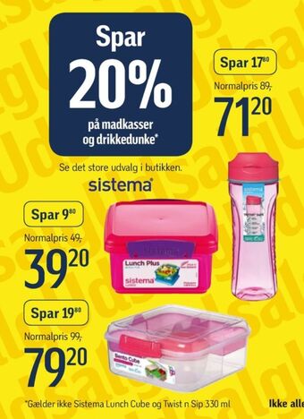 Sistema drikkedunk