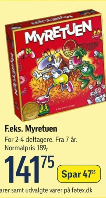 Føtex Ukendt spil tilbud