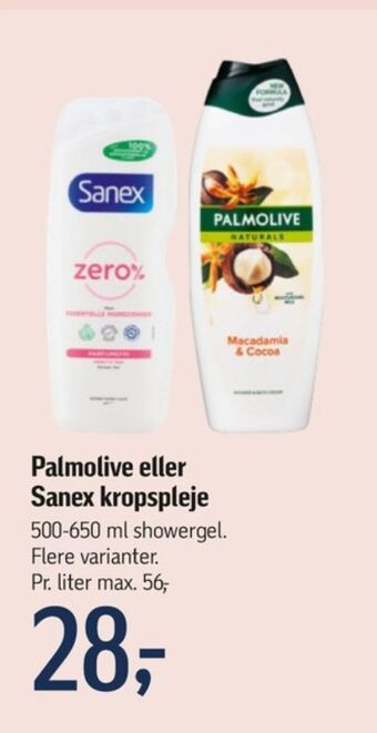 Føtex Palmolive bodyshampoo tilbud