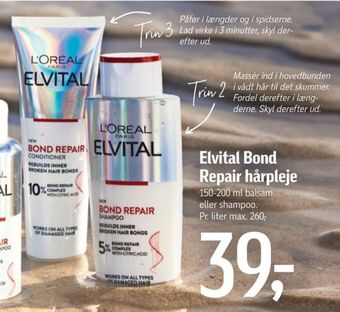 Føtex Elvital shampoo tilbud
