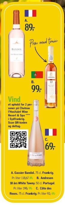 Føtex Ukendt fransk rosévin tilbud
