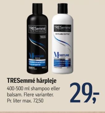 Føtex Tresemmé shampoo tilbud