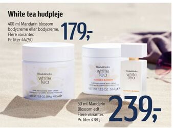 Føtex White tea eau de toilette tilbud