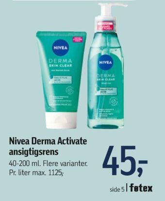 Nivea renseprodukter