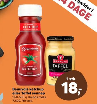 Kvickly Beauvais ketchup tilbud