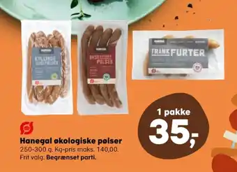 Hanegal kyllingepølser