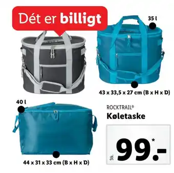 Lidl Rocktrail køletaske tilbud