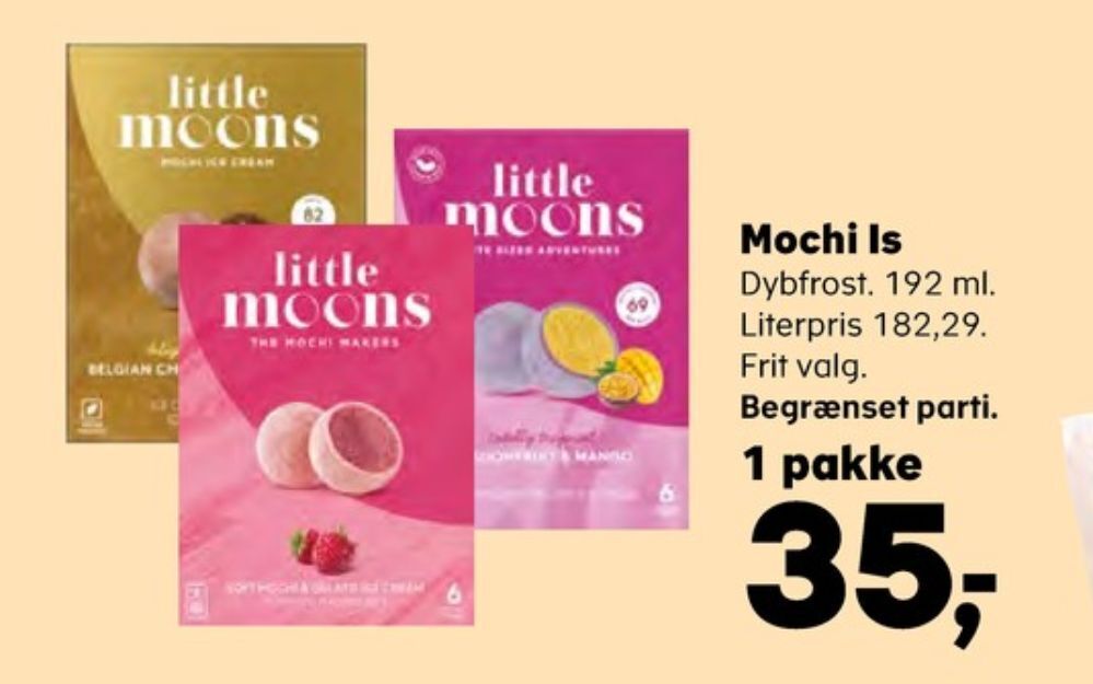 Kvickly Little moons is tilbud