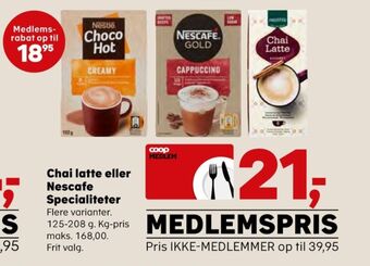 Chai latte instant te krydret
