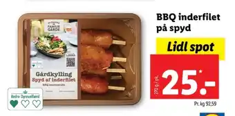 Lidl De danske familiegårde kyllingespyd tilbud