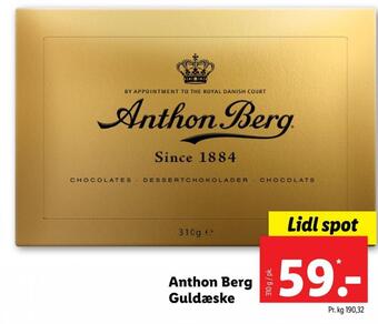 Guldæske dessertchokolade