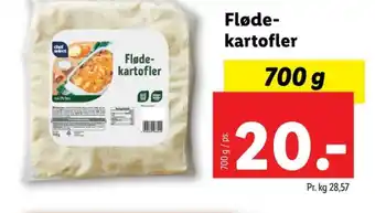 Lidl Chef select flødekartofler tilbud