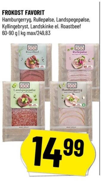 Løvbjerg Frokost favoritter hamburgerryg tilbud