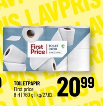 First price toiletpapir