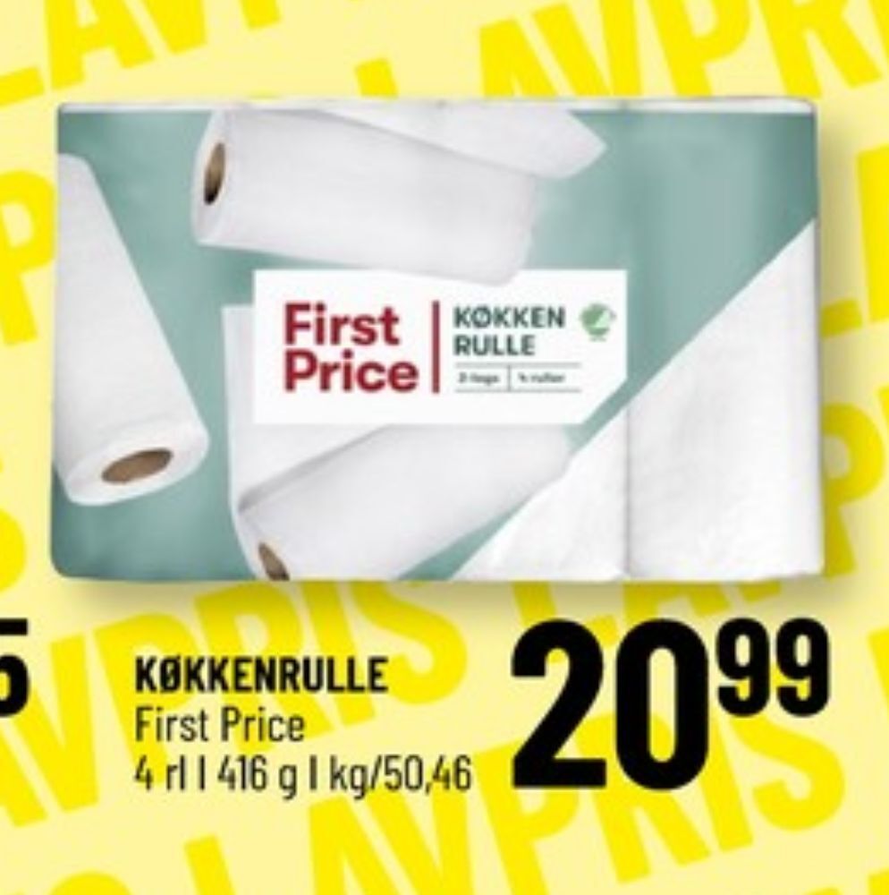 Løvbjerg First price køkkenrulle tilbud