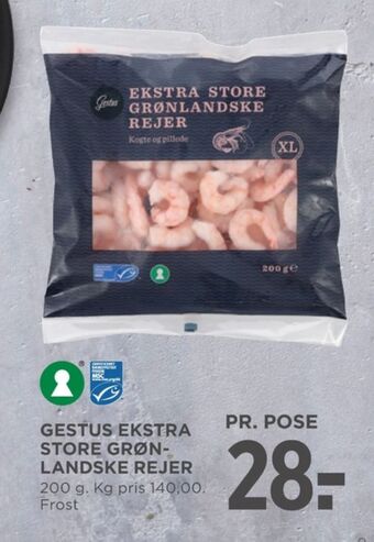 MENY Gestus rejer tilbud