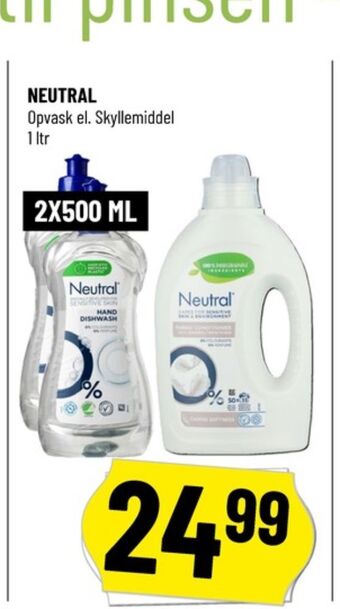 Neutral opvaskemiddel