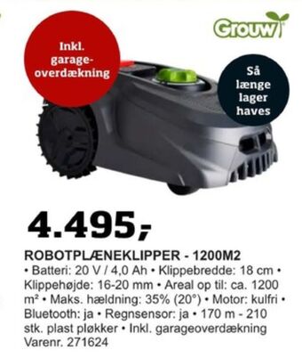 Grouw robotplæneklipper