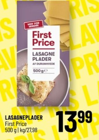 First price lasagneplader