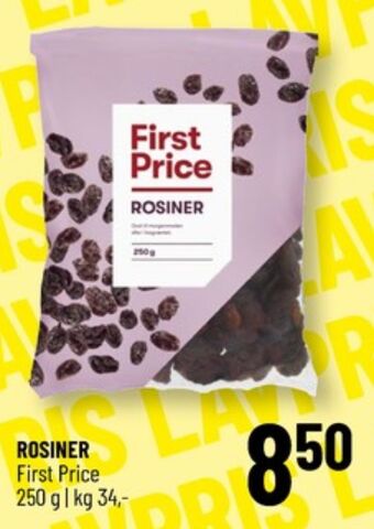 First price rosiner